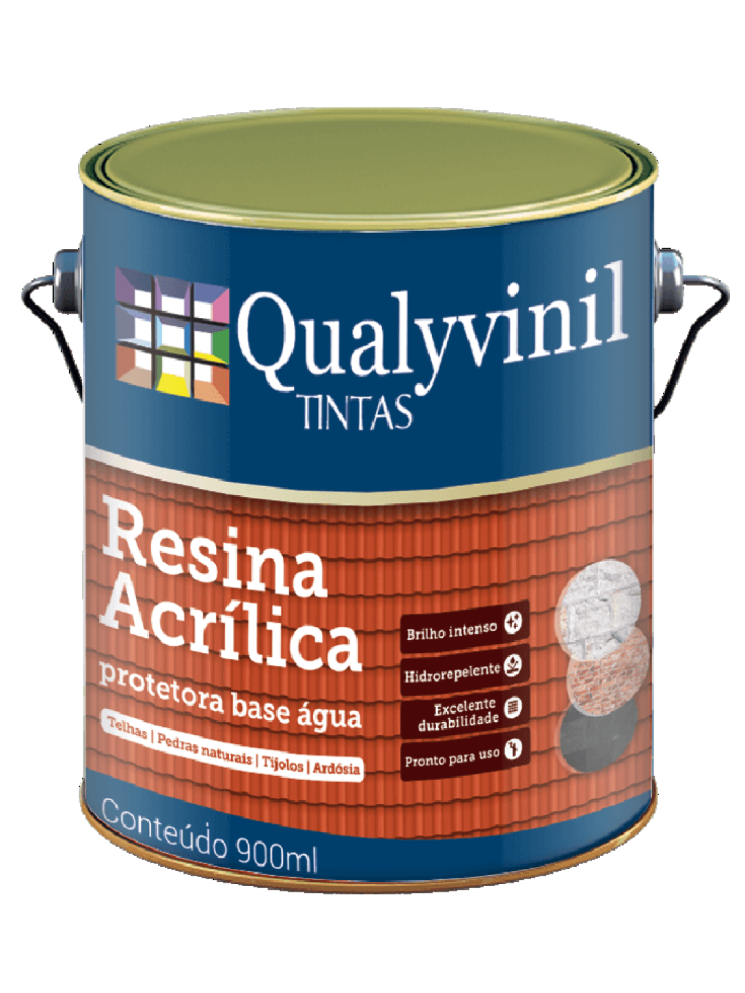 Qualyvinil Resina Base Agua Telha Branco 3,6 Lt Qualyvinil Resina Base Agua Telha Branco 3,6 Lt