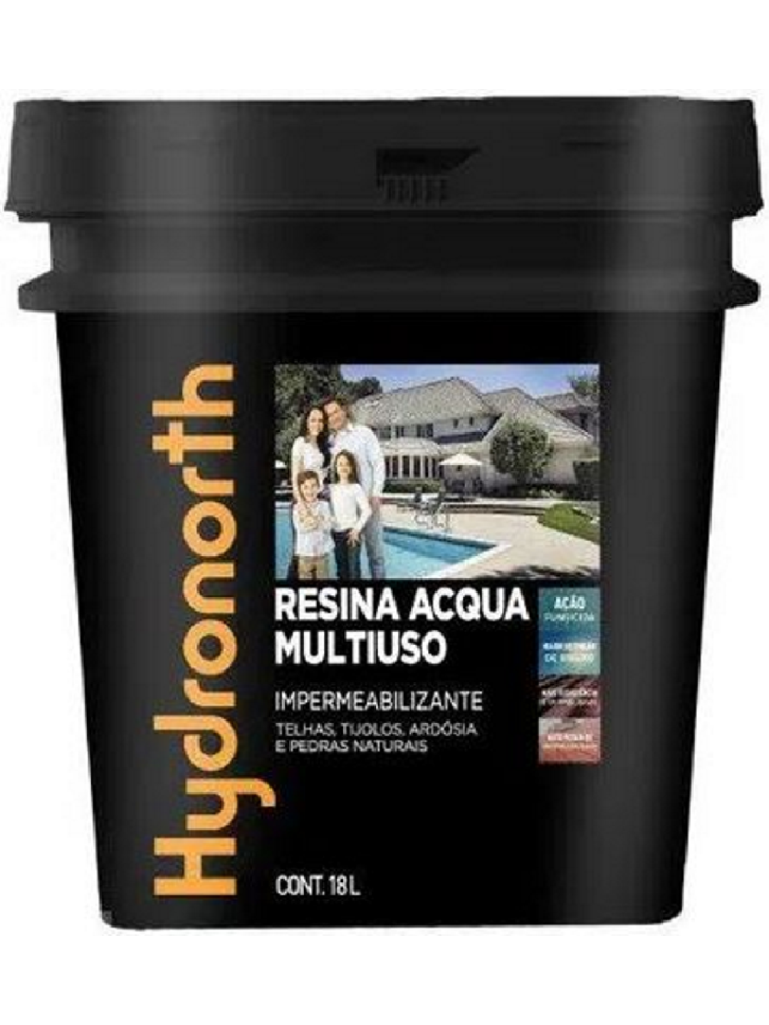 Hydronorth Resina Base Agua Acqua Vermelho Oxido 18L Plastico Hydronorth Resina Base Agua Acqua Vermelho Oxido 18L Plastico