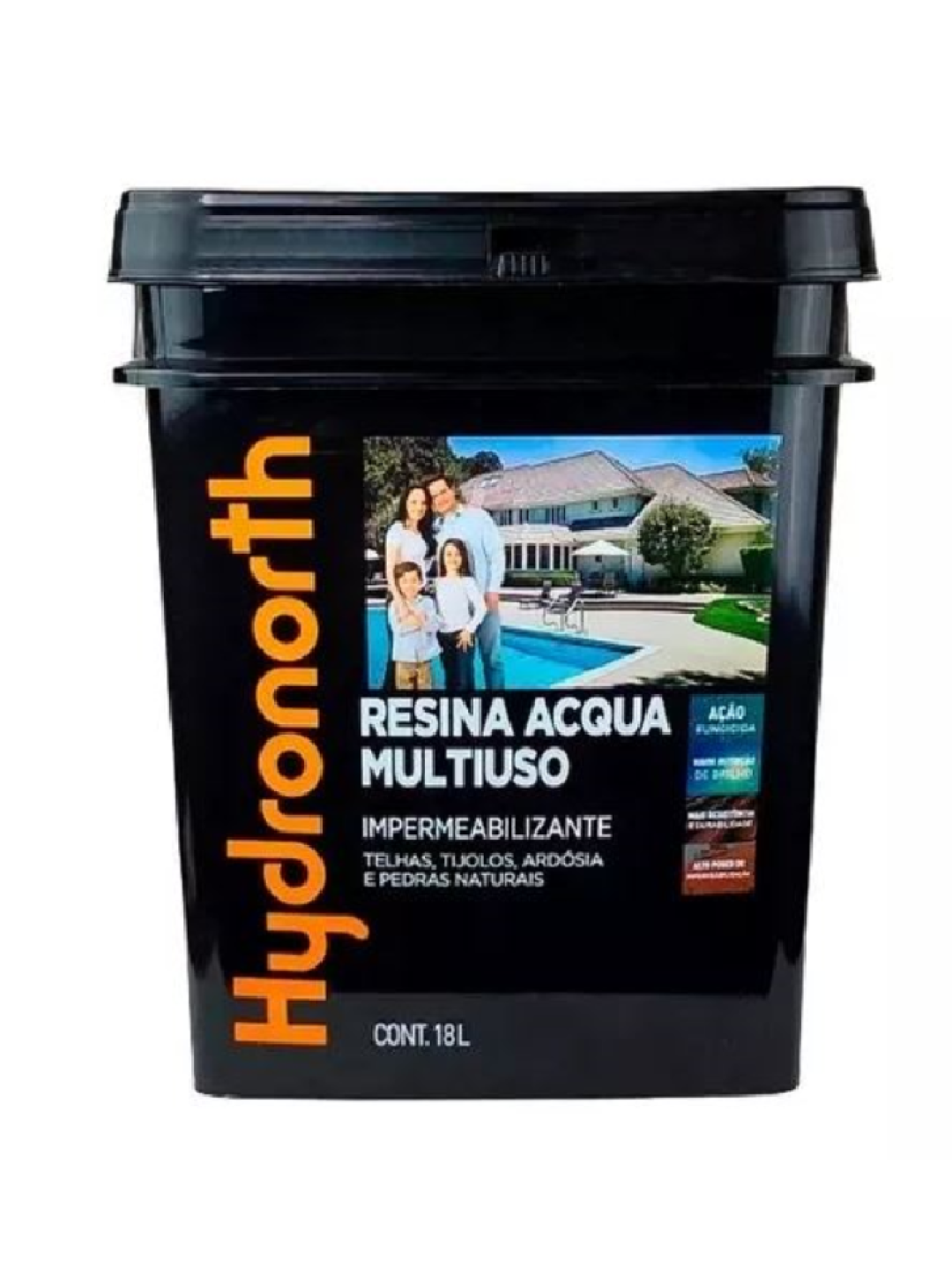 Hydronorth Resina B'Agua Acqua Brilhante Incolor 18L Bd Plastico Hydronorth Resina B'Agua Acqua Brilhante Incolor 18L Bd Plastico
