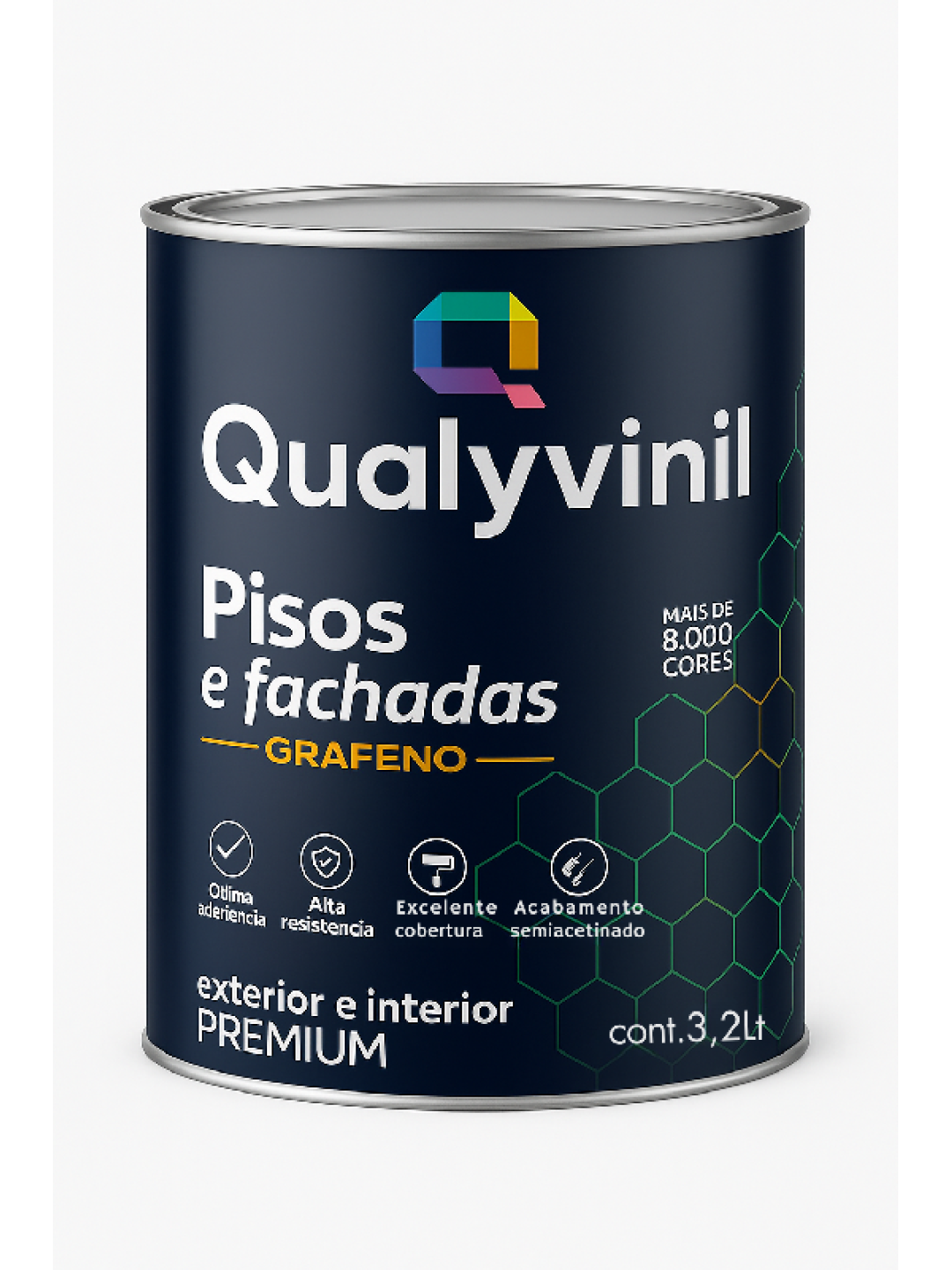 Qualyvinil Pisos E Fachadas Grafeno Base B 3,2Lt Qualyvinil Pisos E Fachadas Grafeno Base B 3,2Lt