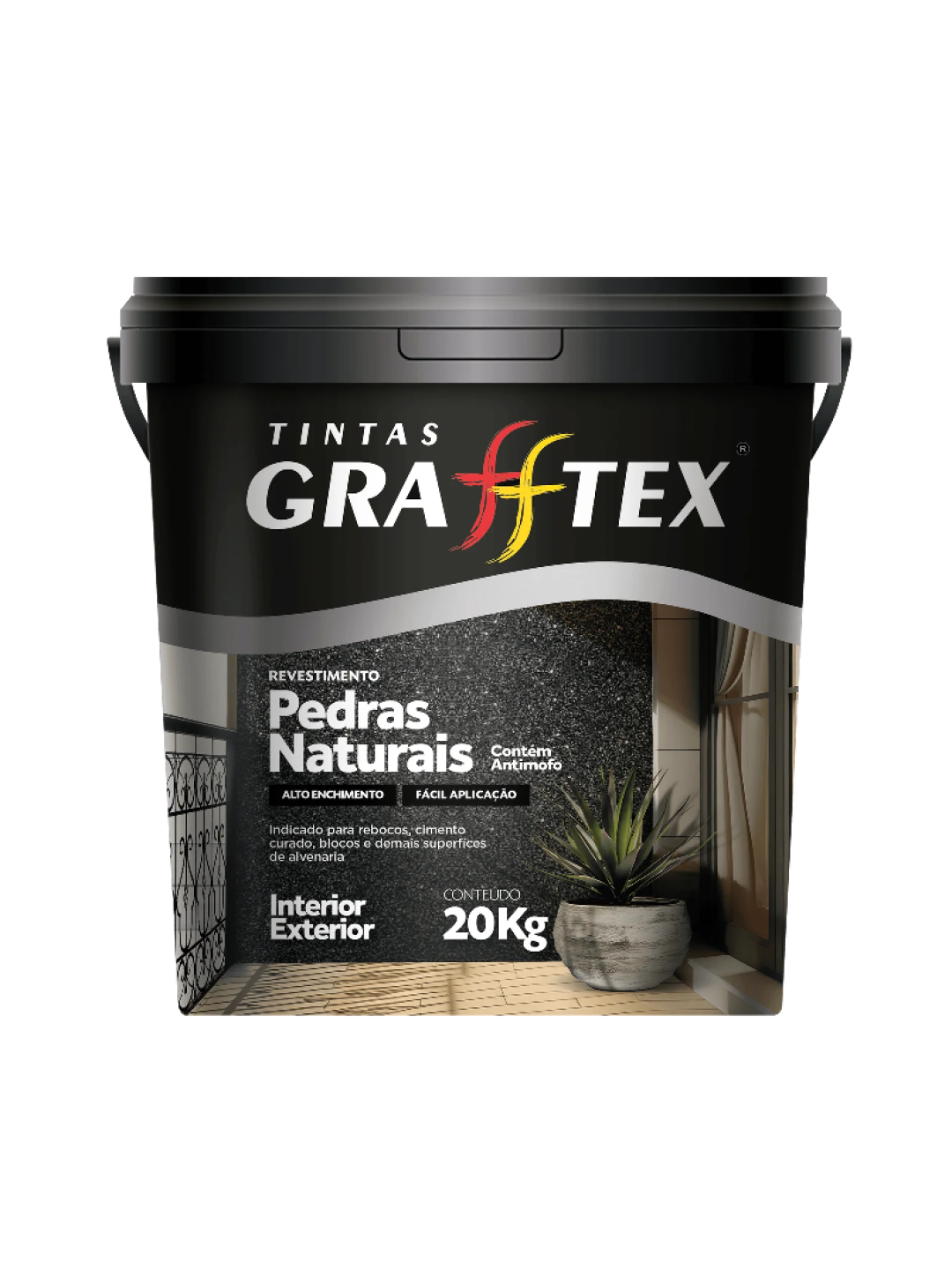 Grafftex Revest De Pedras Naturais Parisi Medio 20Kg Bp Grafftex Revest De Pedras Naturais Parisi Medio 20Kg Bp