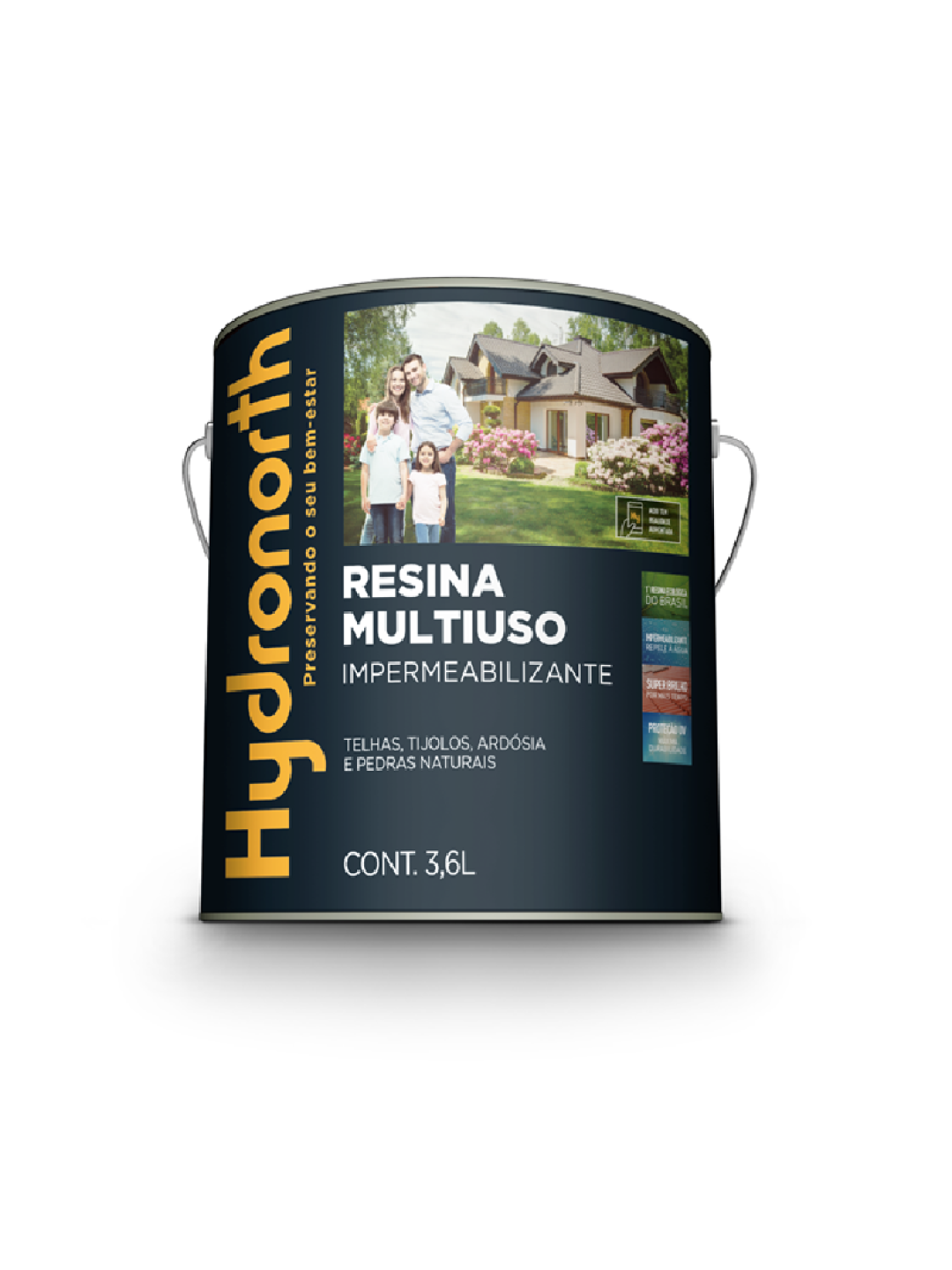 Hydronorth Resina Base Solvente Alto Brilho Incolor 3,6L Hydronorth Resina Base Solvente Alto Brilho Incolor 3,6L