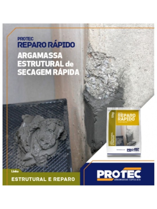 Protec Reparo Rapido 5Kg Cinza