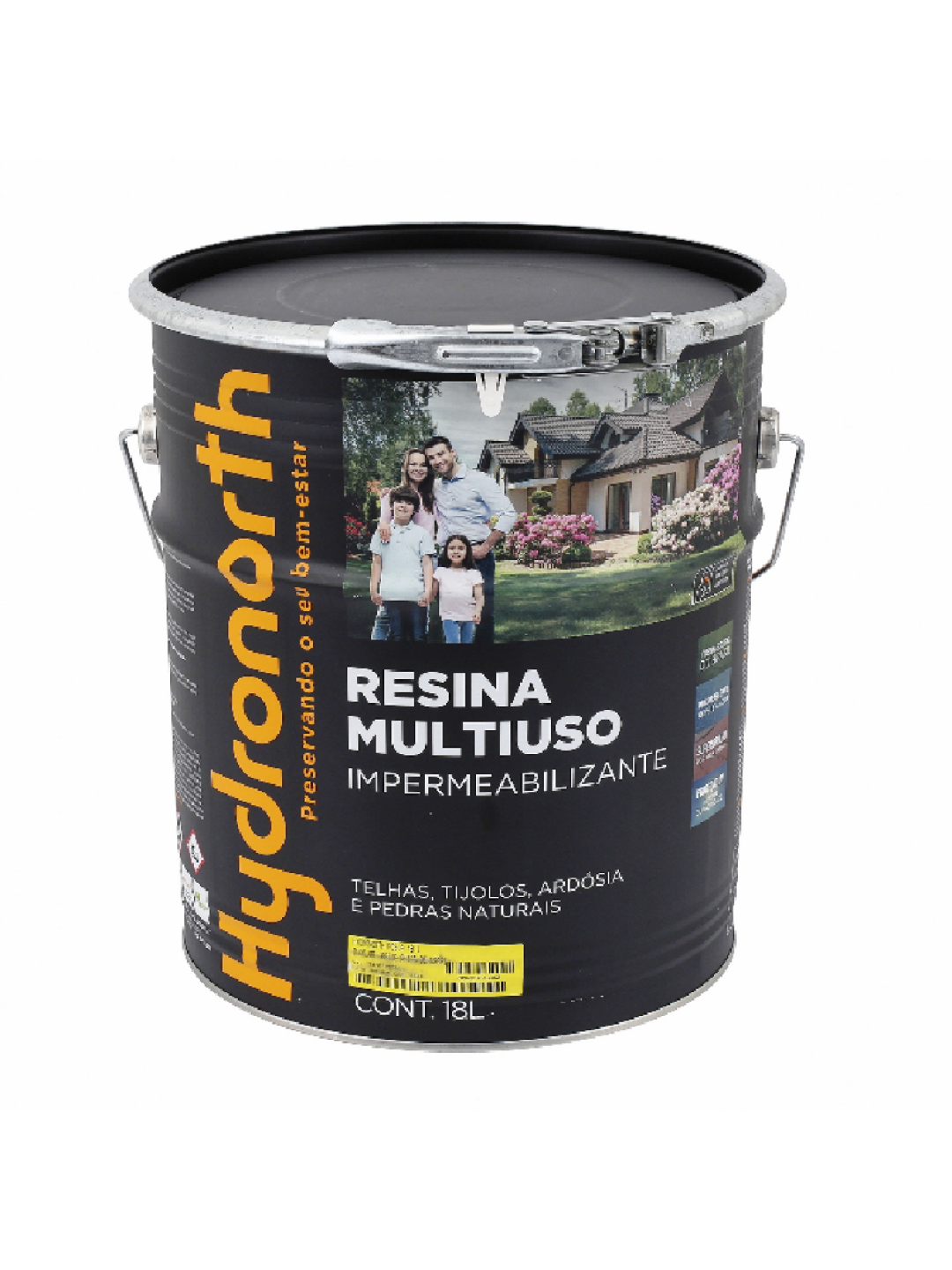 Hydronorth Resina Base Solvente Fosco Incolor 18L Hydronorth Resina Base Solvente Fosco Incolor 18L